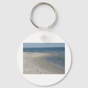 Beach Scene Key Ring