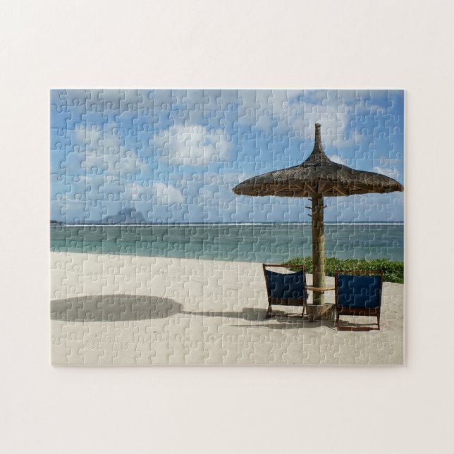 Beach scene Mauritius. Jigsaw Puzzle (Horizontal)