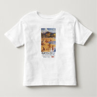 Beach Scene Mother and Kids British Rail