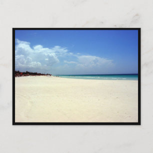 beach scene postcard