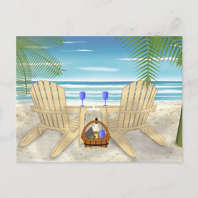 Beach Scene Postcard (Front)