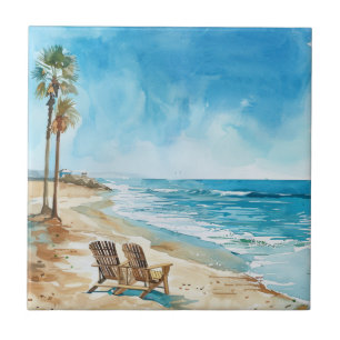 Beach Scene Tile