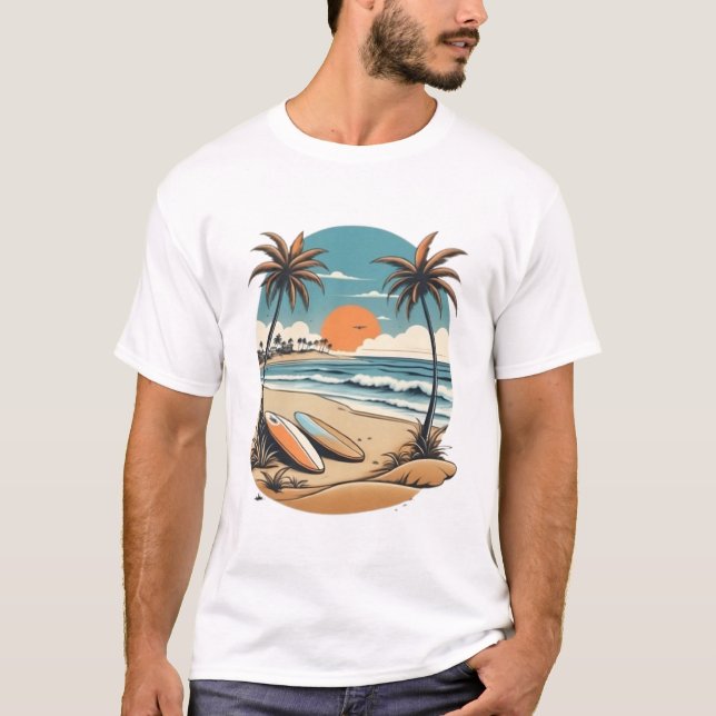 Beach Scene Tshirt (Front)