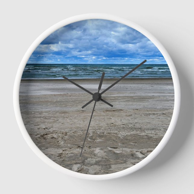 Beach Scene Wall Clock (Front)