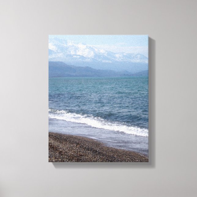 Beach Scene Wrapped Canvas (Front)
