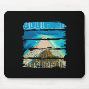 Beach Scenery - Surfing Addict Men Women Mouse Mat