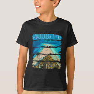 Beach Scenery - Surfing Addict Men Women T-Shirt
