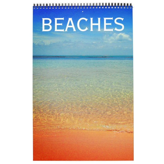beach scenes calendar (Cover)
