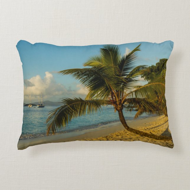 Beach scenic decorative cushion (Front)