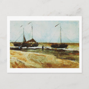 Beach Scheveningen, Calm Weather, Vincent van Gogh Postcard