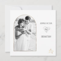 *~* Beach Sea AR7  RSVP PHOTO QR WEDDING