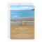 Beach sea engagement party invitations