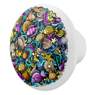 Beach Sea Life 1 Drawer Knobs