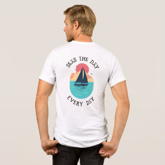 Beach, Sea life, Boat, Fun t-shirt Tri-Blend Shirt