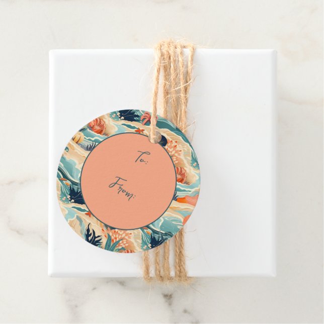 Beach Sea Life Favour Tags (In Situ)
