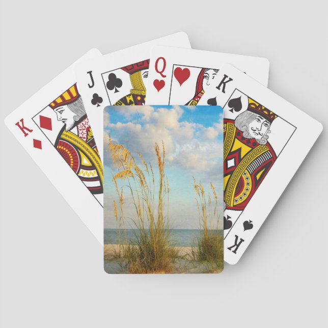 Beach & Sea Oats Playing Cards (Back)