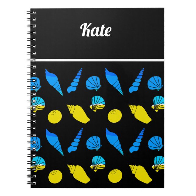 Beach Sea Shell  Notebook (Front)