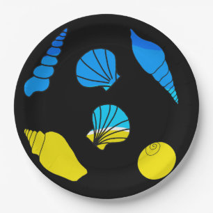 Beach Sea Shell Paper Plate