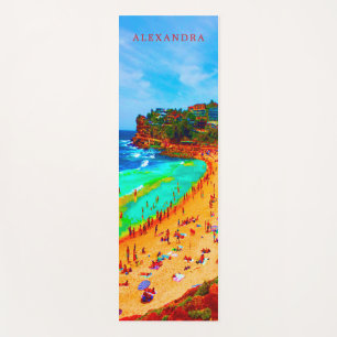 Beach Sea Summer Ocean Life Colourful Personal Yoga Mat