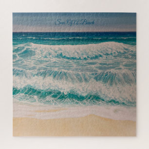 Beach Sea Surf Sun of a beach     Jigsaw Puzzle