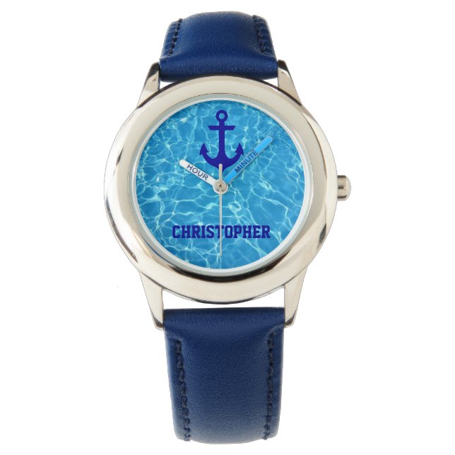 Beach Sea Water Anchor Boat Crew Watch (Front)