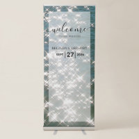 Beach Sea Water Sparkles Wedding Welcome Sign