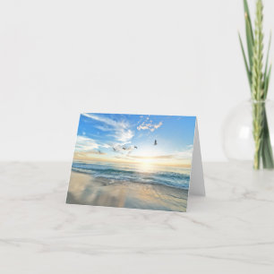 Beach Seagulls Thank You Card