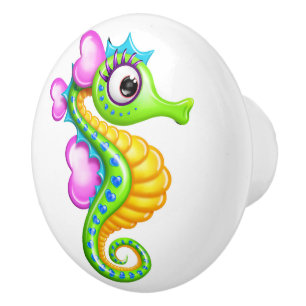 Beach Seahorse Drawer Knobs