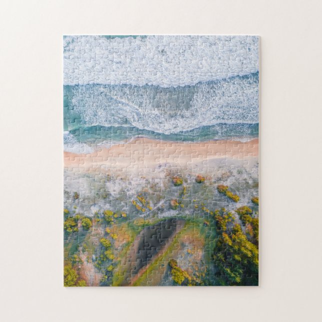 Beach, Seascape Aerial View Jigsaw Puzzle (Vertical)