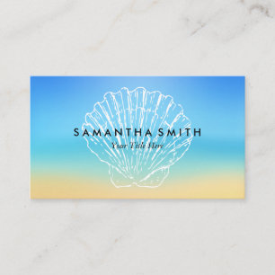 Beach Seashell Business Card