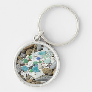 Beach Seashell Sea Glass Driftwood keychains