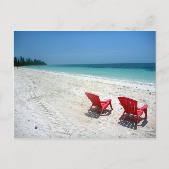 beach seats postcard (Front)
