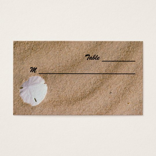 Beach Serenity Place Cards Business Card