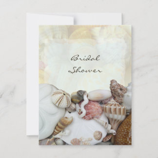 Beach Shells Bridal Shower Invitation
