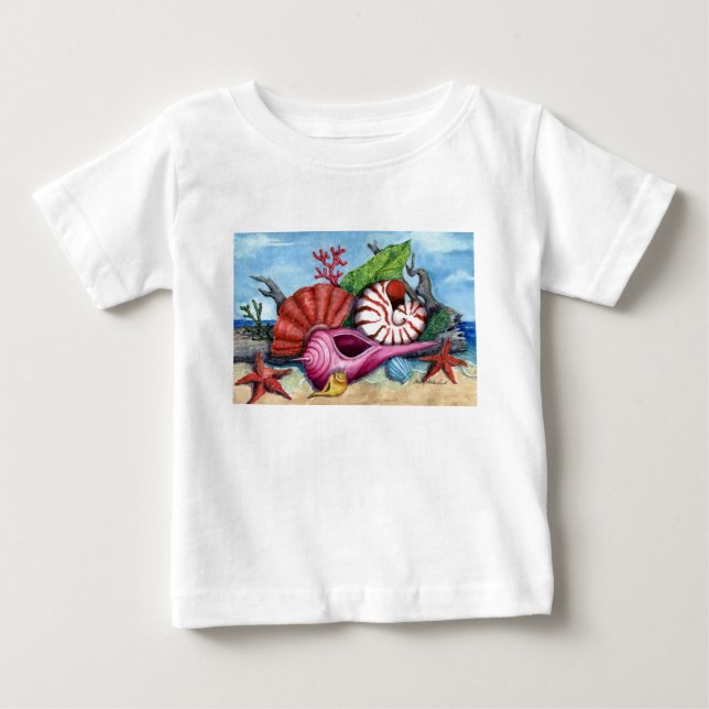 Beach Shells T-shirt - Customised (Front)