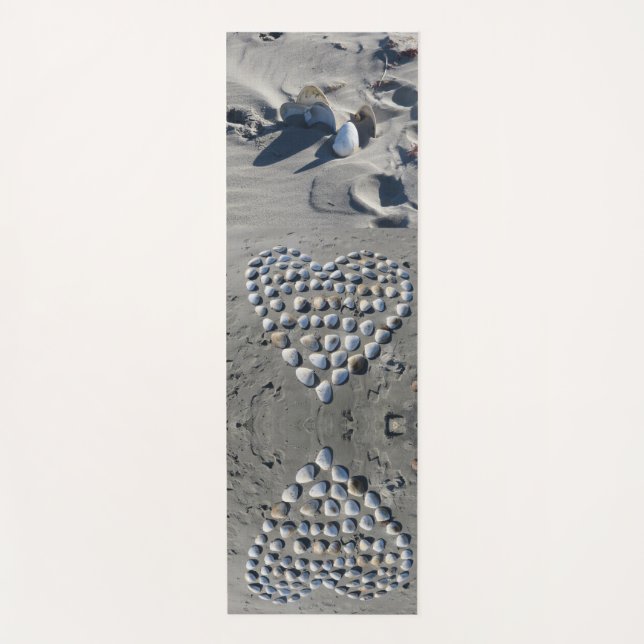 Beach Shore Sea Shells Ocean Maureen Girard Yoga Mat (Front)