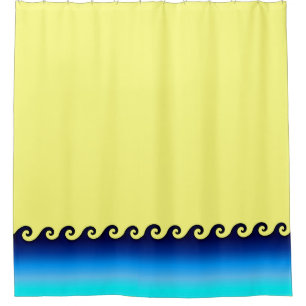 Beach Shower Curtain 72" x 72"