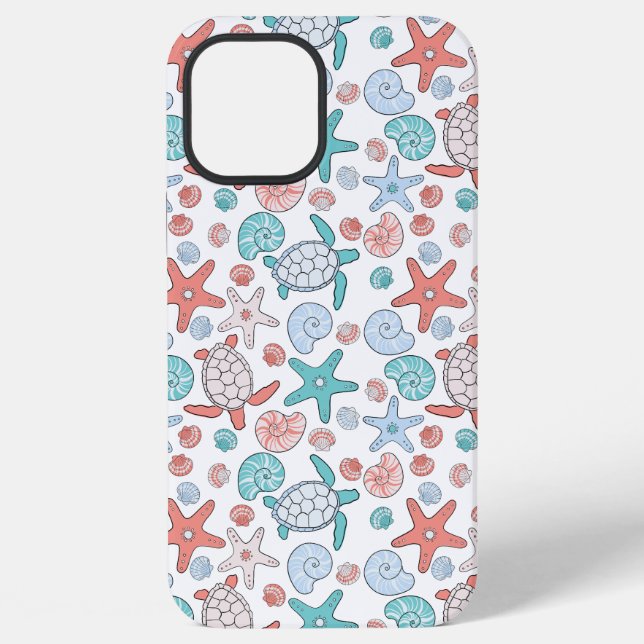 Beach Shower Curtain iPhone Case (Back)