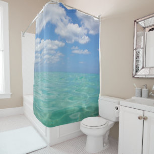 Beach Shower Curtain Ocean III