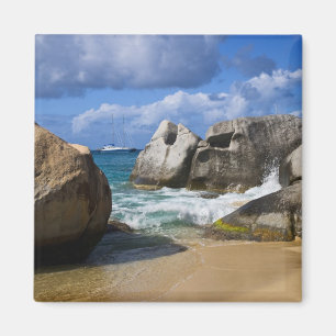 Beach side at Virgin Gorda, British Virgin Magnet