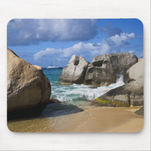 Beach side at Virgin Gorda, British Virgin Mouse Mat