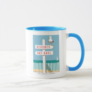 Beach Sign Post Mug