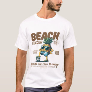Beach Soccer and flip-flops T-Shirt