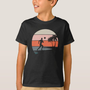Beach Soccer Sport Retro Vintage Gift T-Shirt