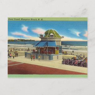 Beach Stand, Hampton Beach, New Hampshire Postcard