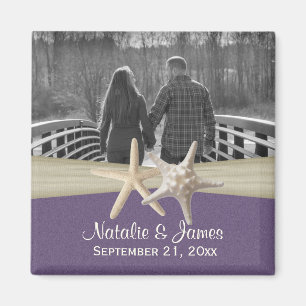 Beach Starfish Photo Magnet