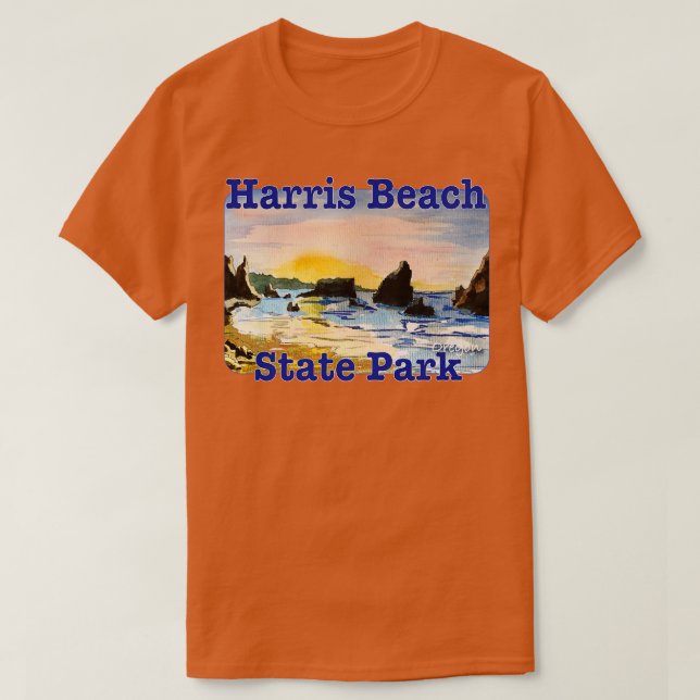 Beach State Park Oregon T-Shirt (Design Front)