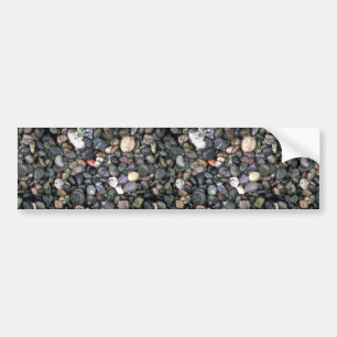 Beach stones and agates, Lopez Island, San Juan Is Bumper Sticker