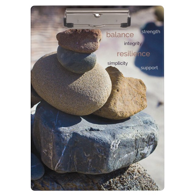 Beach Stones at Big Sur - Clipboard (Front)