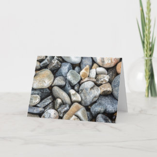 Beach Stones Greeting Card